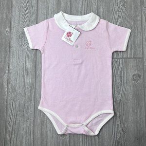 Fore Kids Ko Olina Golf Club Lady Bug Girl's One Piece Pink Pima Cotton 18-24M